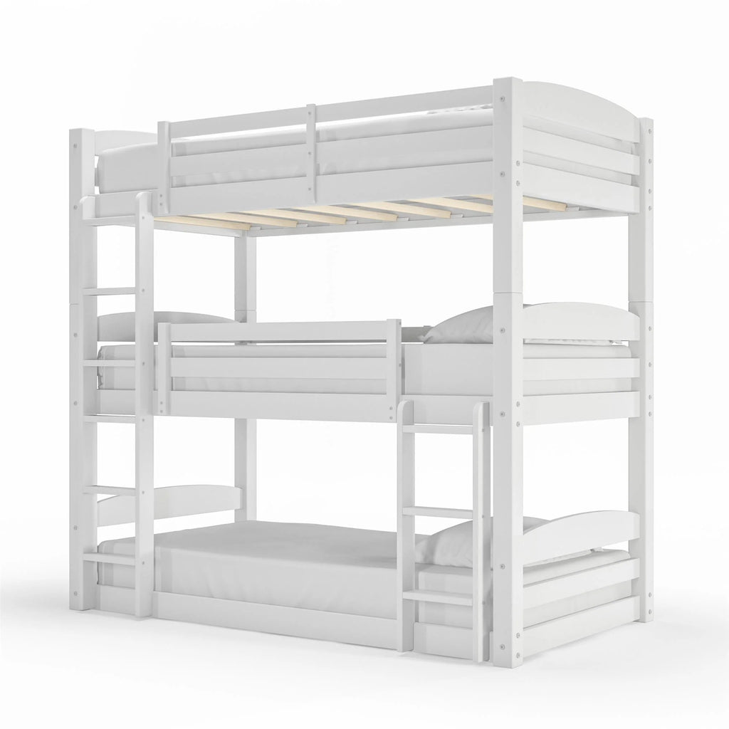 Twin Over Twin Over Twin Convertible Bunk Bed Y363203