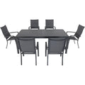7-Piece Gray Aluminum Outdoor Dining Set I55051