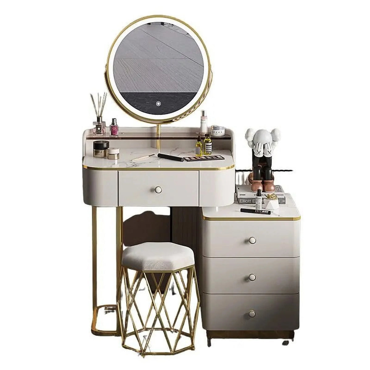 Multifunctional Storage Cabinet Dressing Table Dresser H393