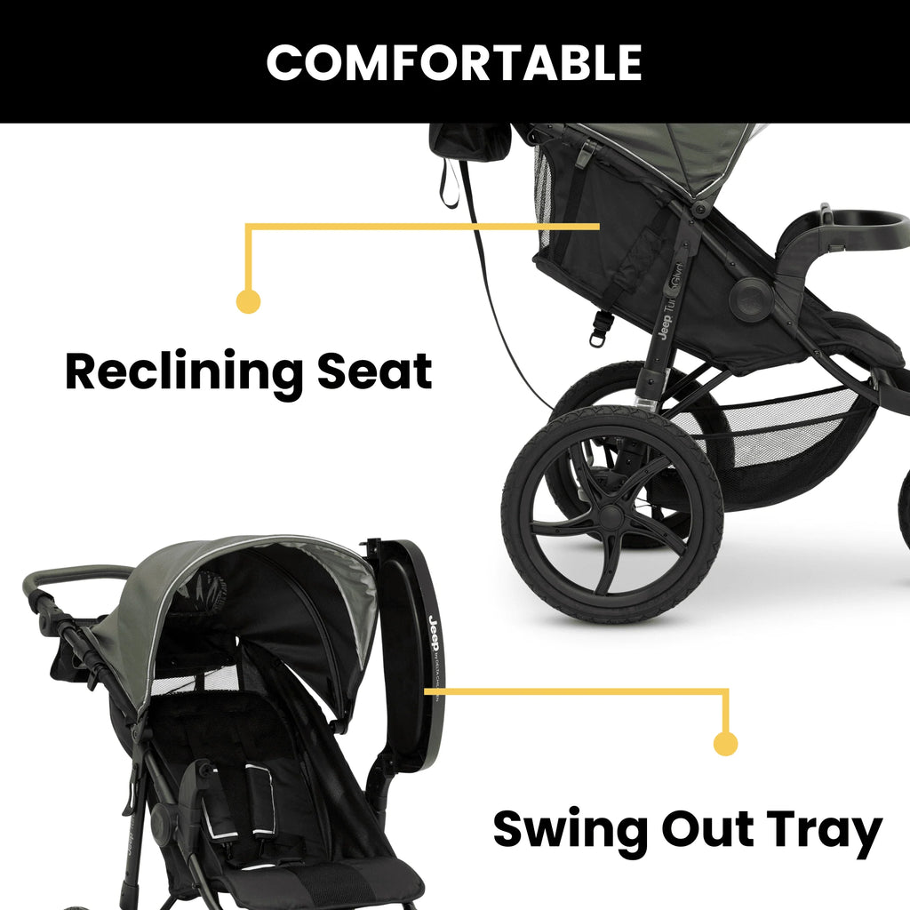 Black Jogging Stroller V195734