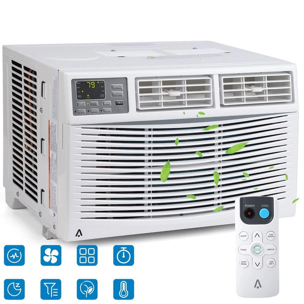 8,000 BTU Smart WiFi Window-Mounted Air Conditioner E78567
