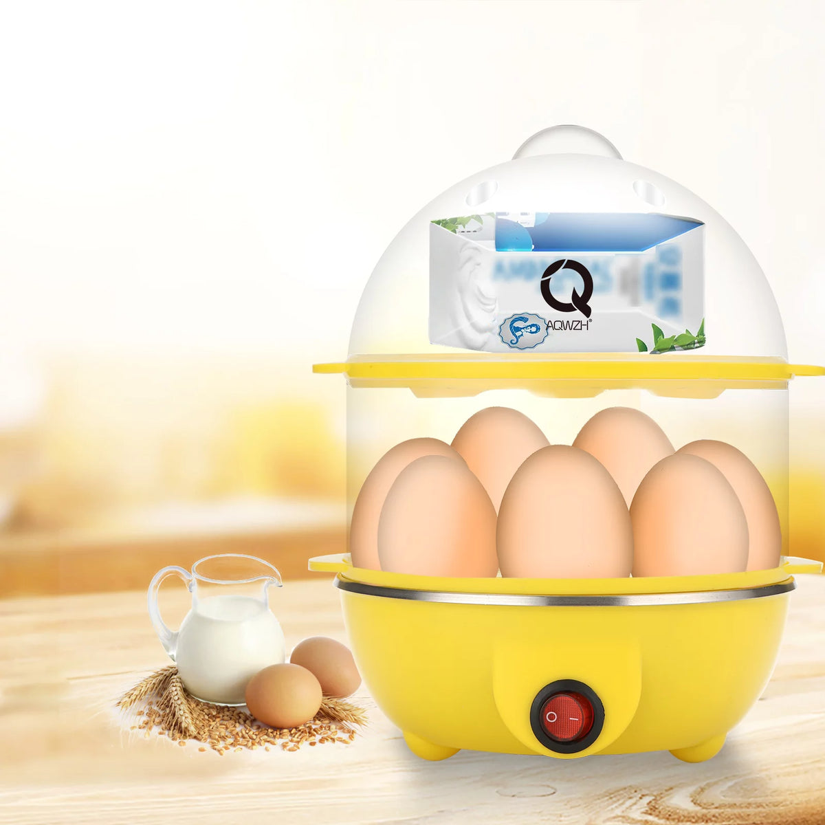 Electric Rapid Egg Cooker 14 Capacity with Auto Shut Off D3344