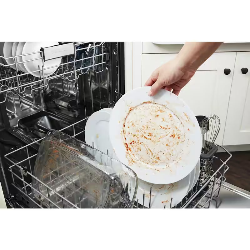Black Built-In Dishwasher with Stainless Steel Tub W49635