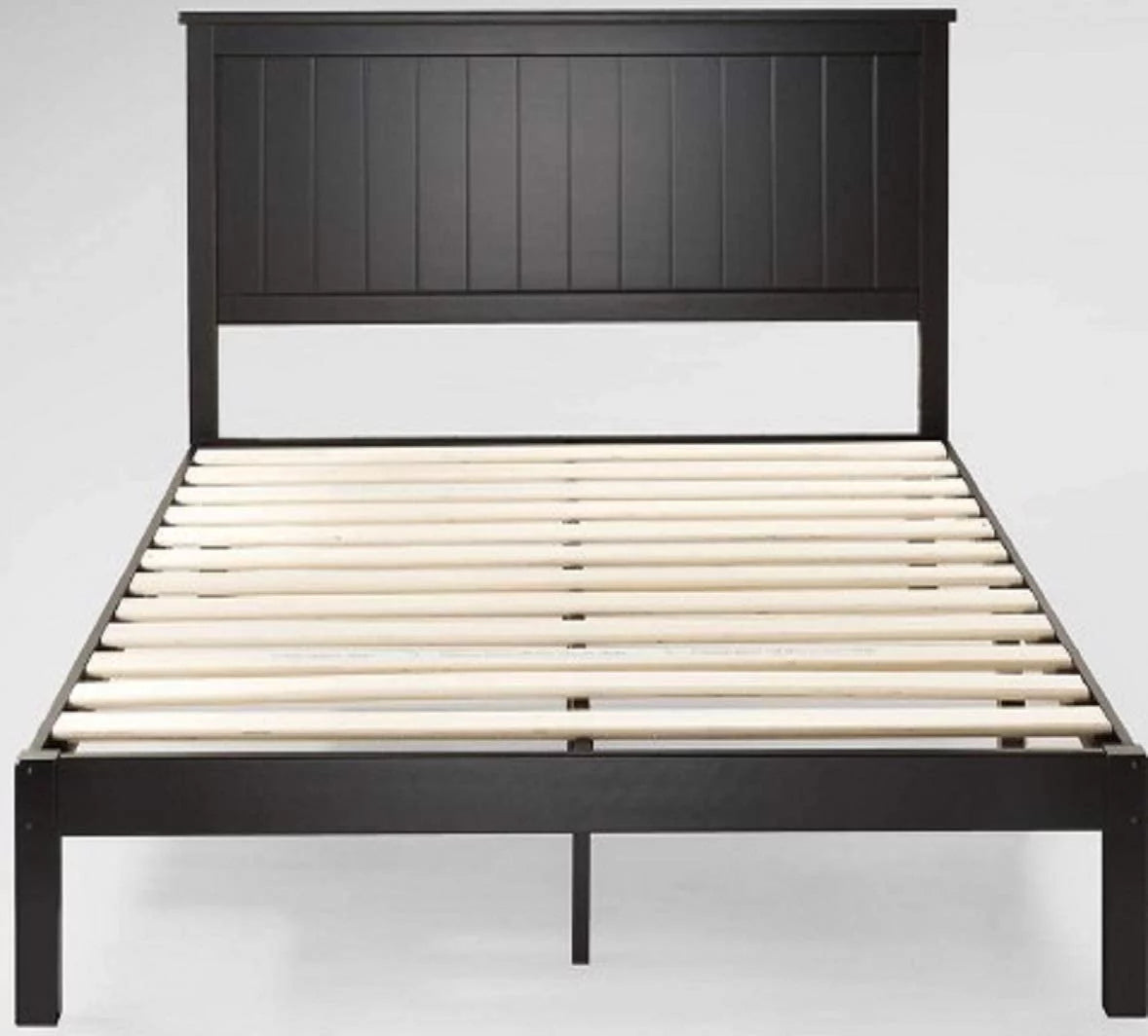 King Wood Platform Bed Frame J2962