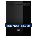 Black Built-In Dishwasher with Stainless Steel Tub W49635