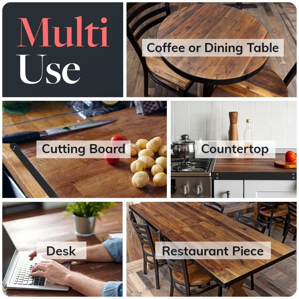 Reclaimed Wood Table Top N689