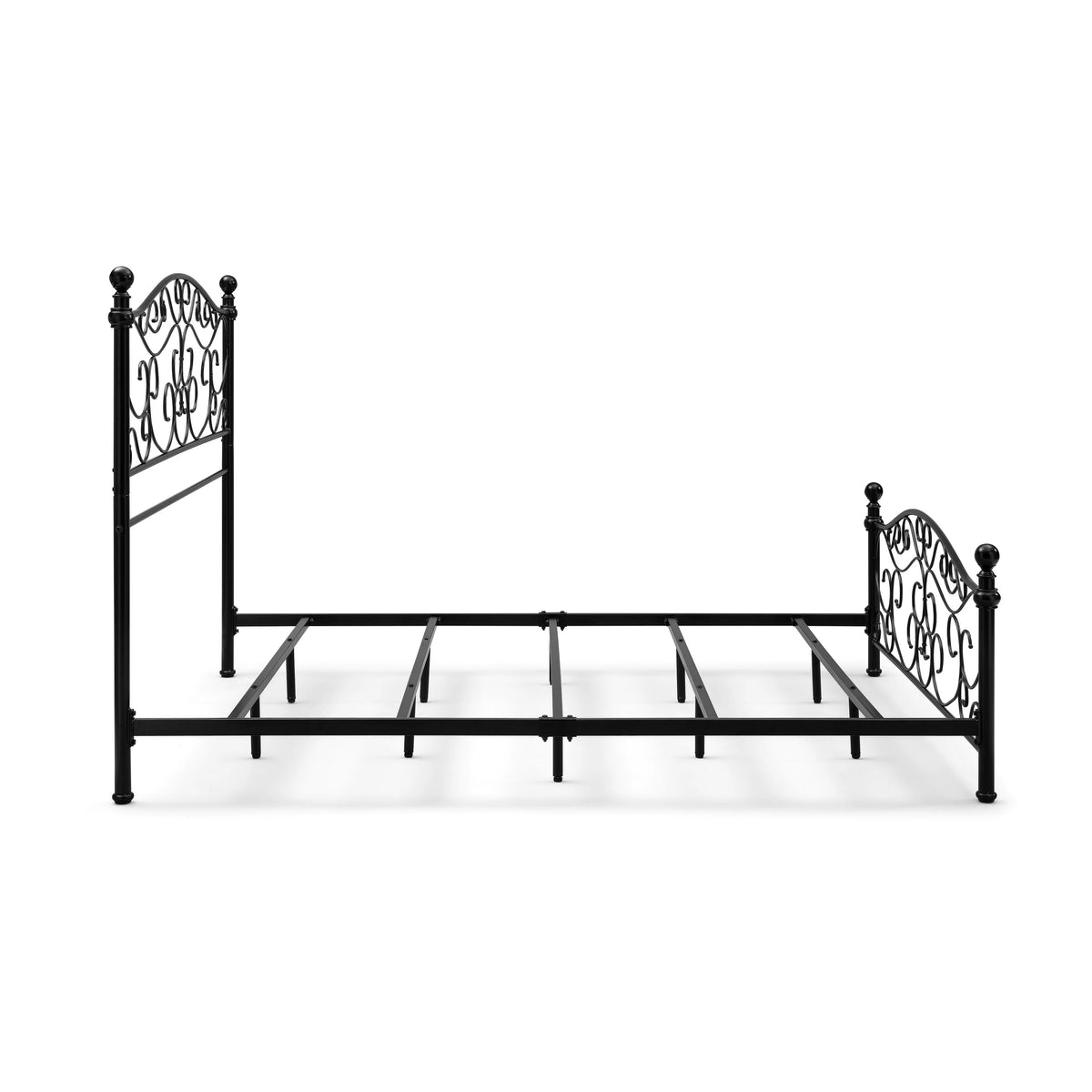 Black King Metal Bed-In-A-Box N543536