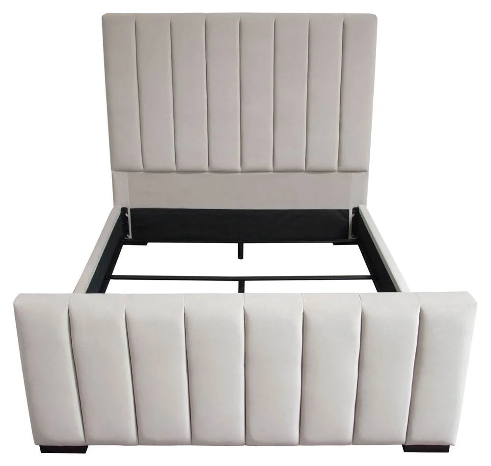 Vertical Channel Tufted Eastern King Bed H624986