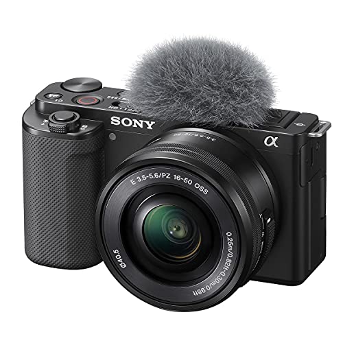 Black Mirrorless Interchangeable Lens Camera with 16-50mm Lens F7419