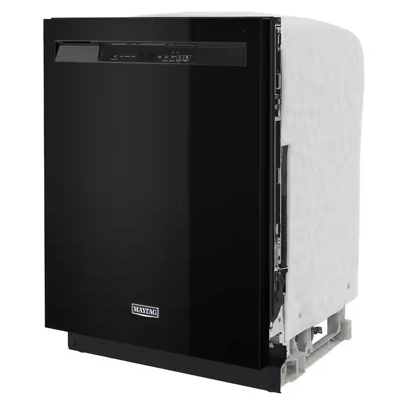 Black Built-In Dishwasher with Stainless Steel Tub W49635