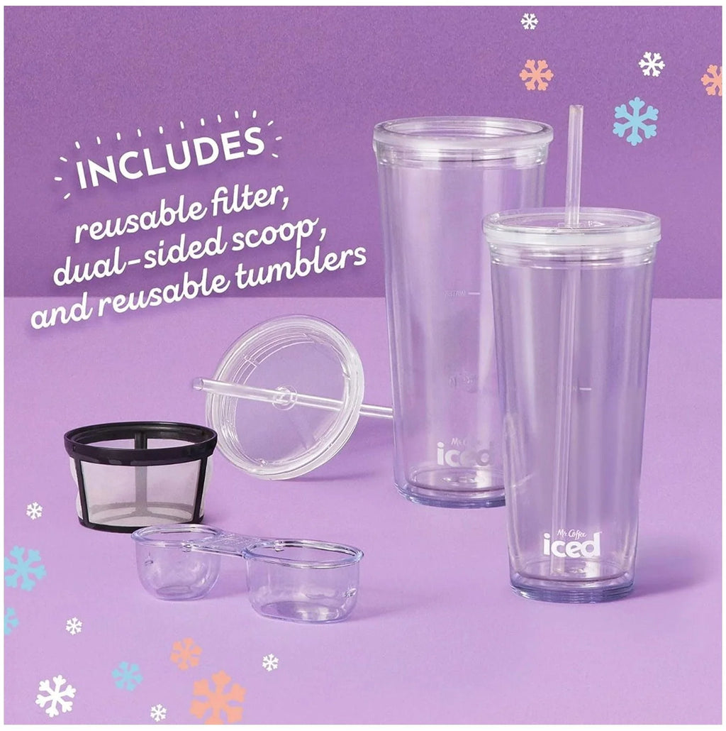 3-in-1 Iced and Hot Coffee and Tea Maker and Blender with Reusable Filter K5447