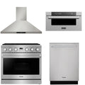 36 Gas Range, Range Hood, Dishwasher and Microwave A7027