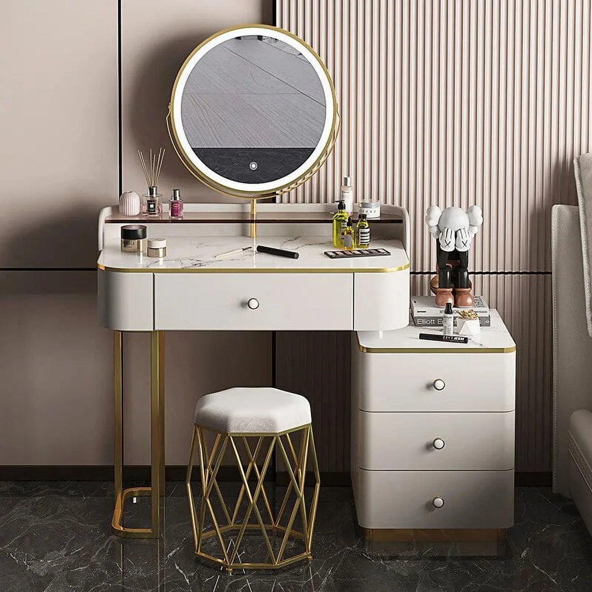 Multifunctional Storage Cabinet Dressing Table Dresser H393