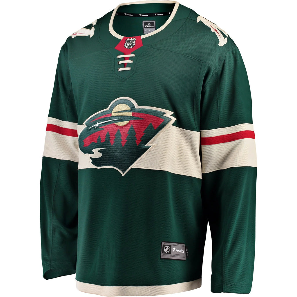 Men's Green Minnesota Wild Home Jersey T606