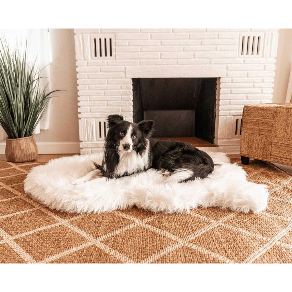 Faux Fur Orthopedic Dog Bed F26921
