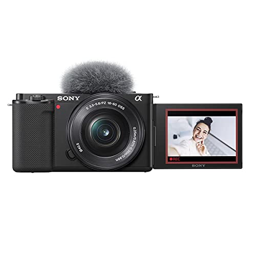 Black Mirrorless Interchangeable Lens Camera with 16-50mm Lens F7419