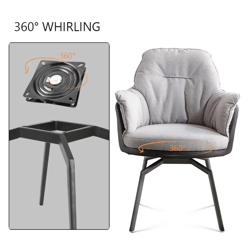 Ergonomic Cotton Swivel Office Chair J9449