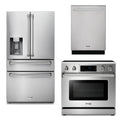 36 Electric Range, Refrigerator with Water and Ice Dispenser, Dishwasher V4496