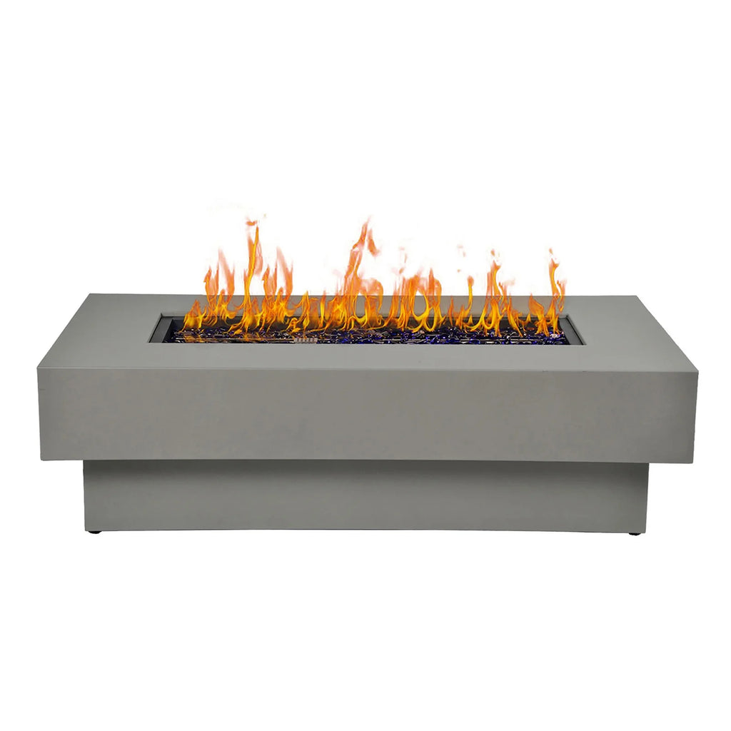 Round 50,000 BTU Gas Fire Pit Table with Lid P9801