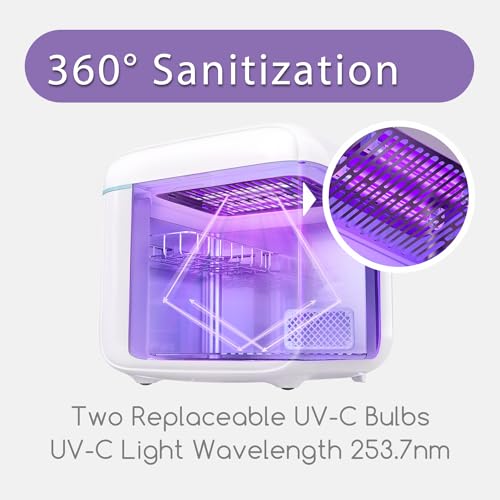 4-in-1 UV Light Sanitizer Box with Dual UV-C Lamps R780618