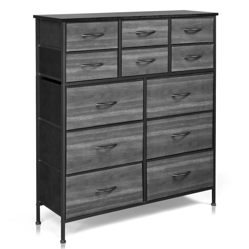 Wide 5 Drawer Dresser with Wood Top V6760