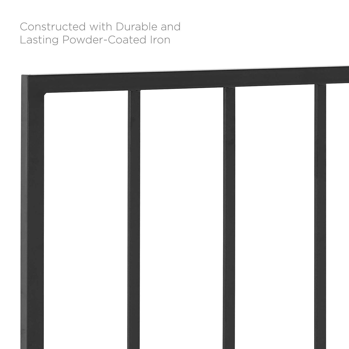 Black Full Metal Headboard L97612