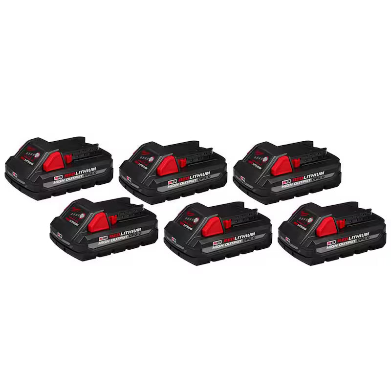 18-Volt Lithium-Ion 3.0Ah Battery Pack 6-Pack Q1227
