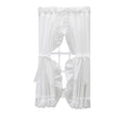 White Rod Pocket Curtain Panel 100" x 63" G731