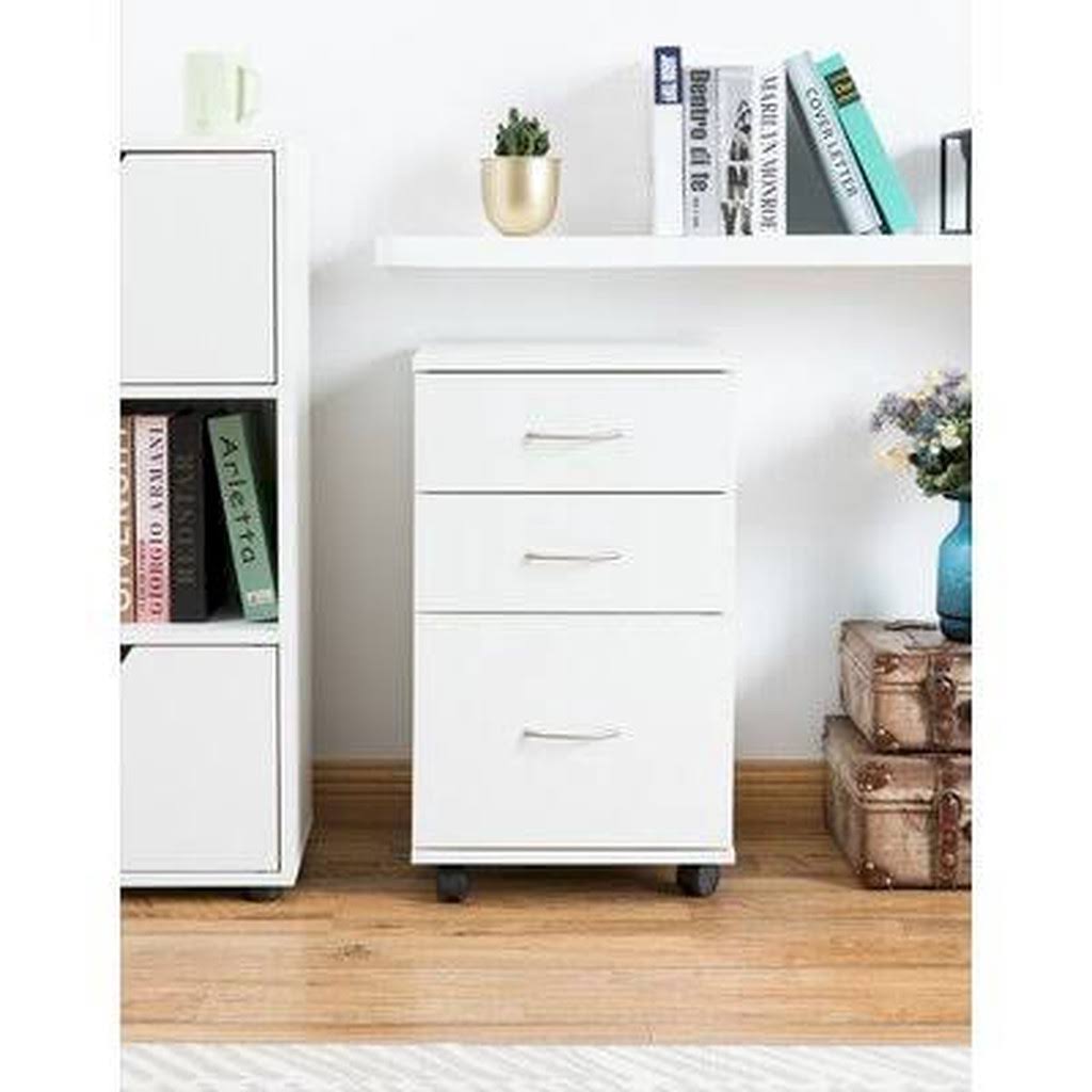 3-Drawer Mobile Vertical Filing Cabinet G17752