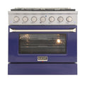 36 in. Natural Gas Range with Blue Door F46955