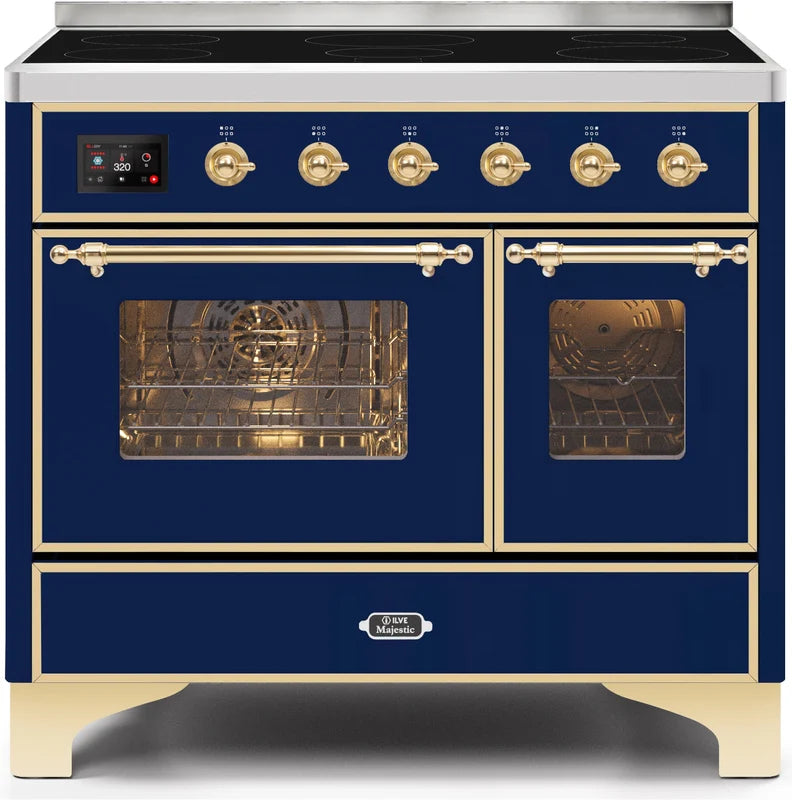 Blue Induction Range with Electric Oven W85385