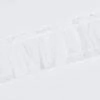 White Rod Pocket Curtain Panel 100" x 63" G731