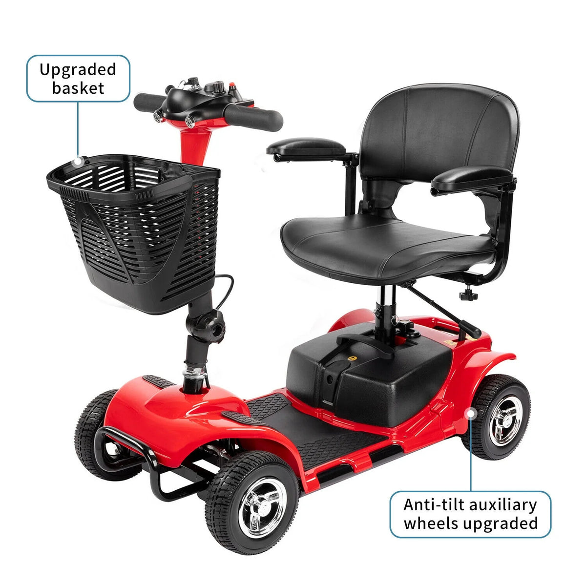 4 Wheels Electric Powered Mobility Scooter O485328