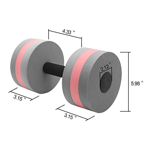 Water Dumbbells 2PCS Foam Barbells C694559