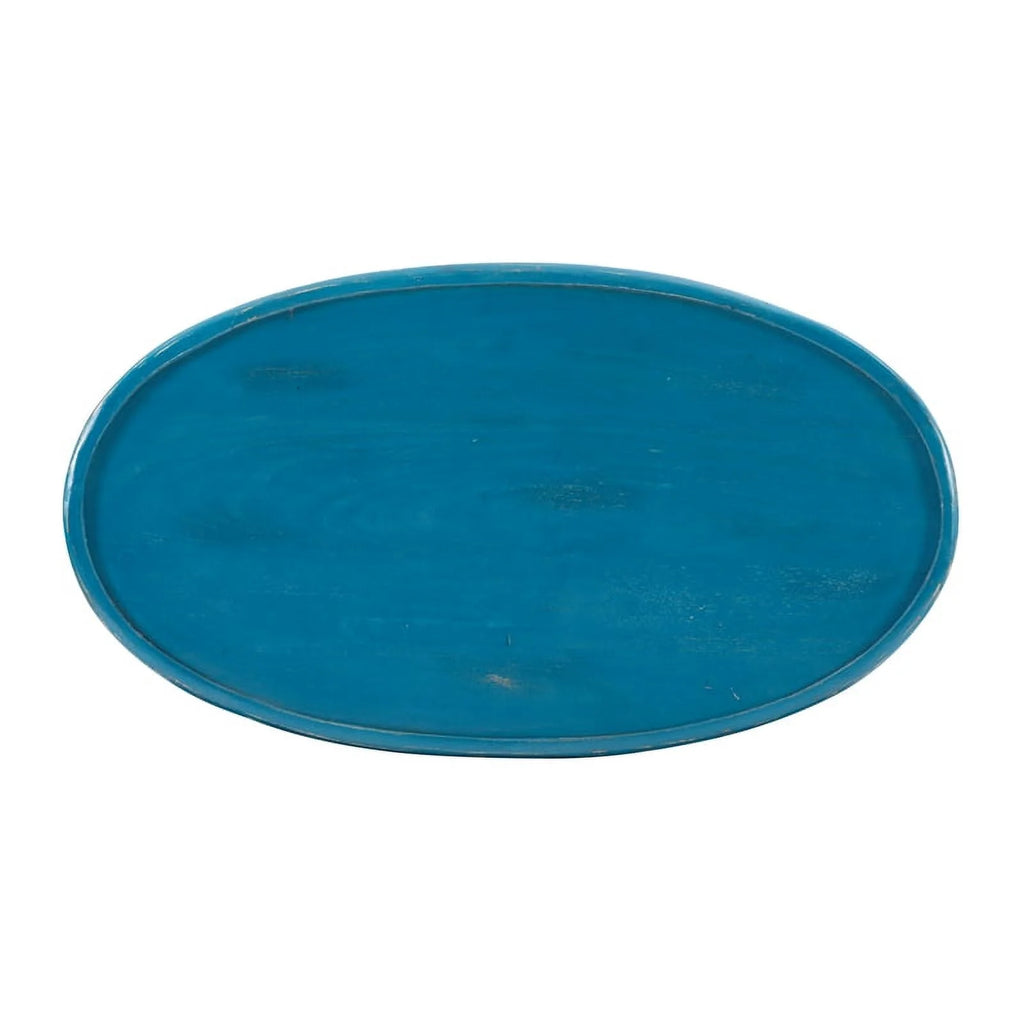 Oval Wood Coffee Table H566