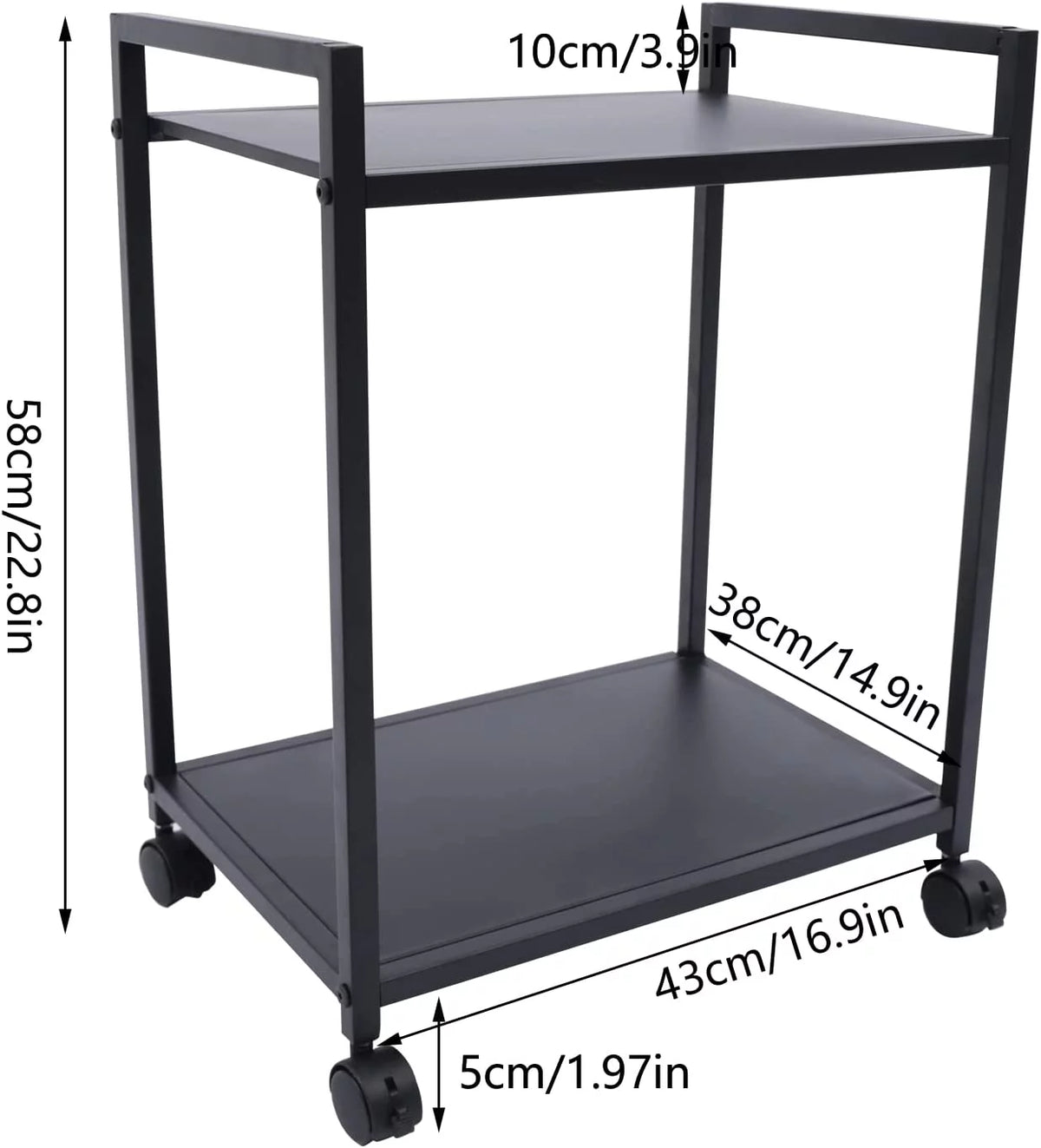 Computer Tower Stand with Lockable Wheels X14710