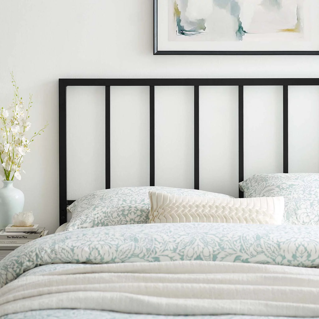 Black Full Metal Headboard L97612