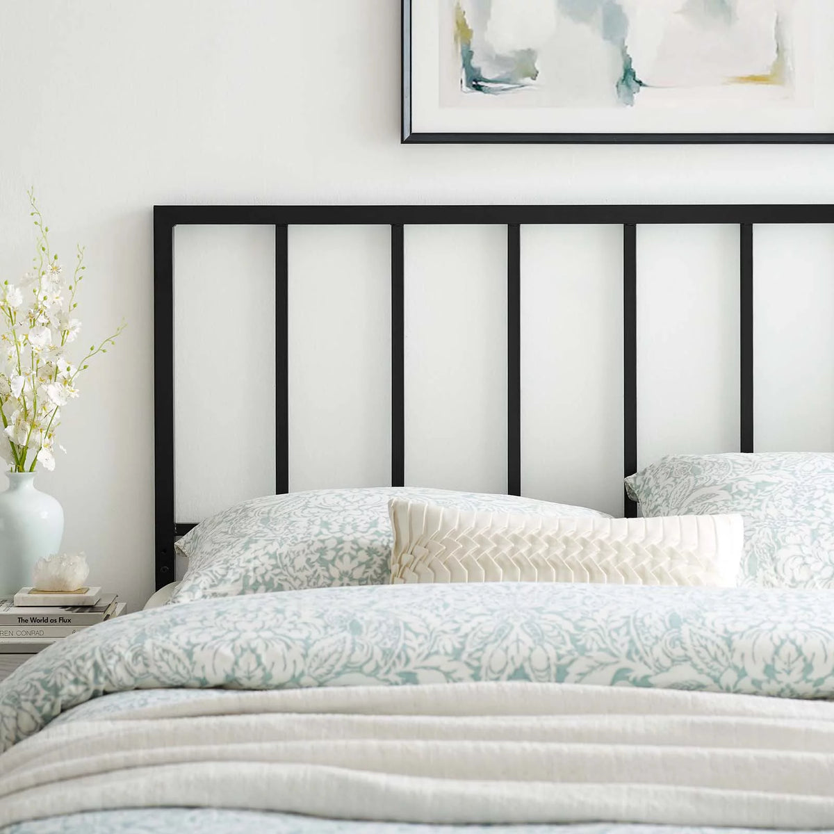 Black Full Metal Headboard L97612