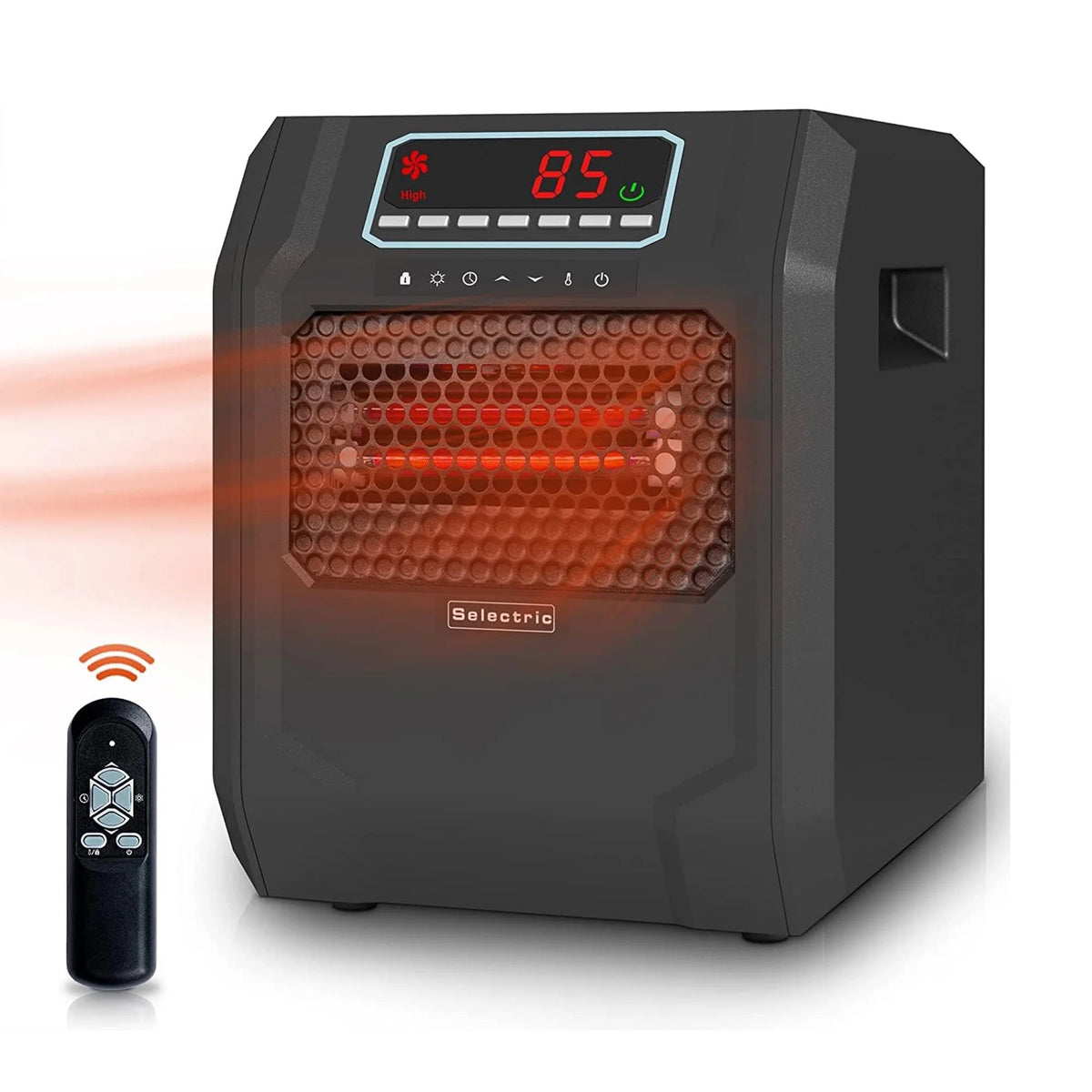 Electric Space Heater with Remote Control (2 Pack) U101936