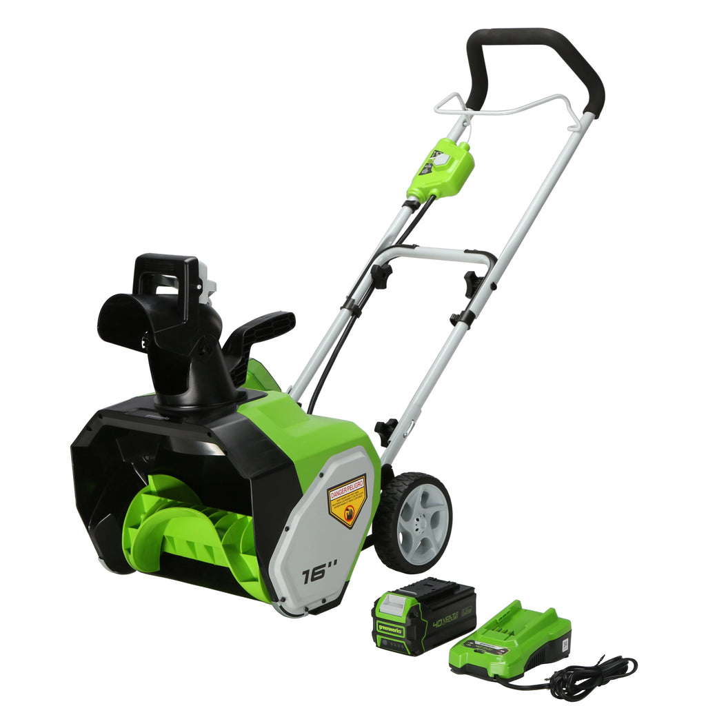 40V 16 Cordless Snow Thrower with 5Ah Battery and Charger Z85031