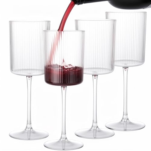 24 Pack 6oz Clear Ribbed Plastic Champagne Flutes L60813