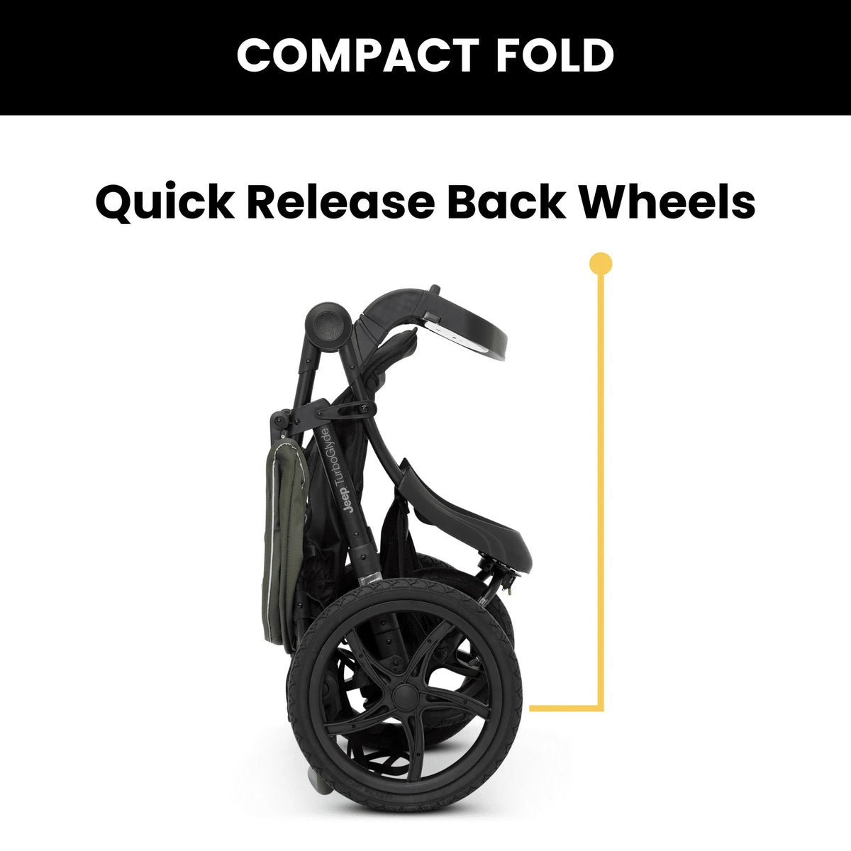 Black Jogging Stroller V195734