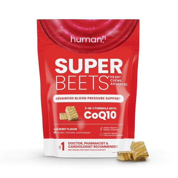 Beetroot Grape Seed Extract CoQ10 Chews 60 Count N237099