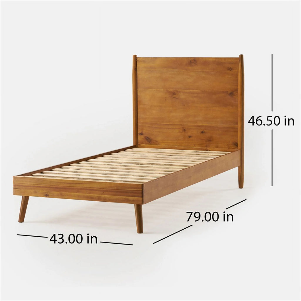 Twin Acacia Wood Bed L98001