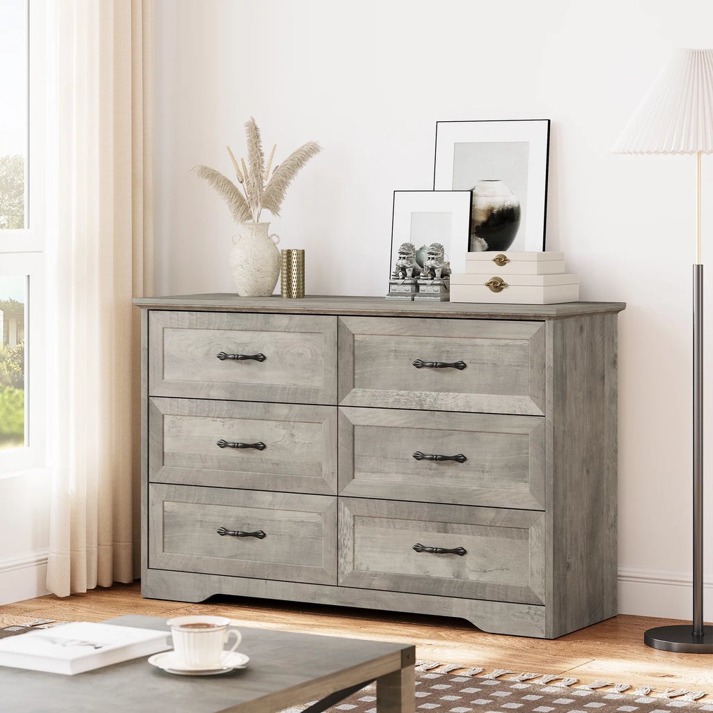 Grey 5 Drawer Dresser U431