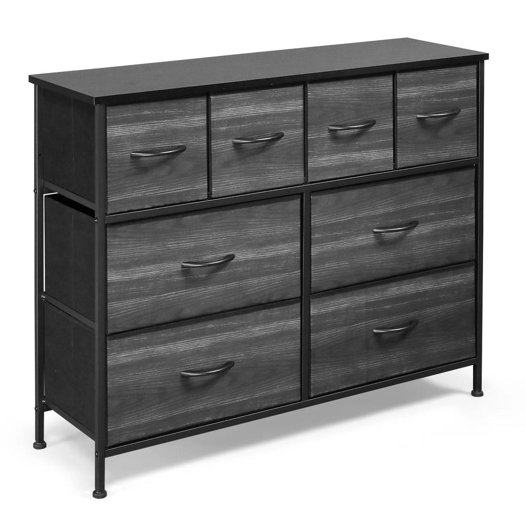 Wide 5 Drawer Dresser with Wood Top V6760