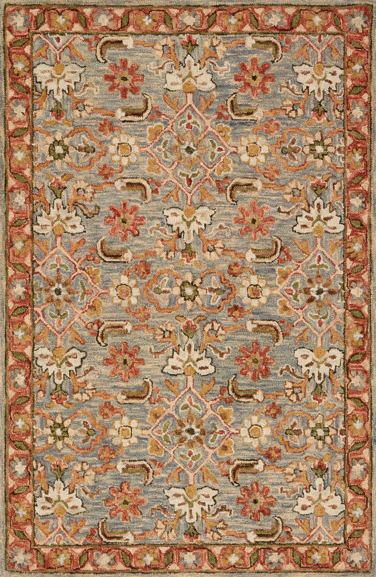 Slate Terracotta 7'9 x 9'9 Rug N348