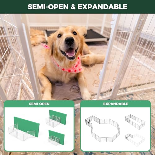 Heavy Duty 32 Inch 6 Panels Black Dog Playpen P985