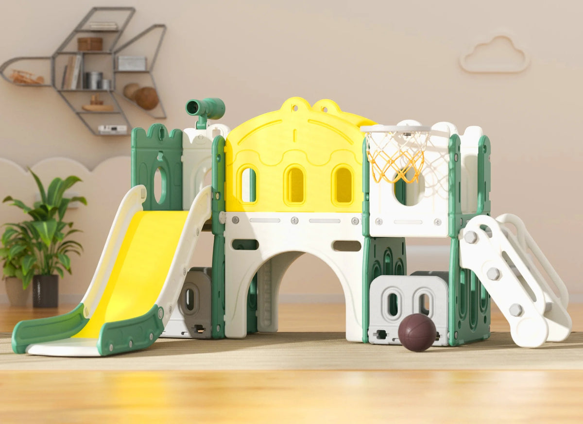 8 in 1 Kids Slide Set with Climber X797