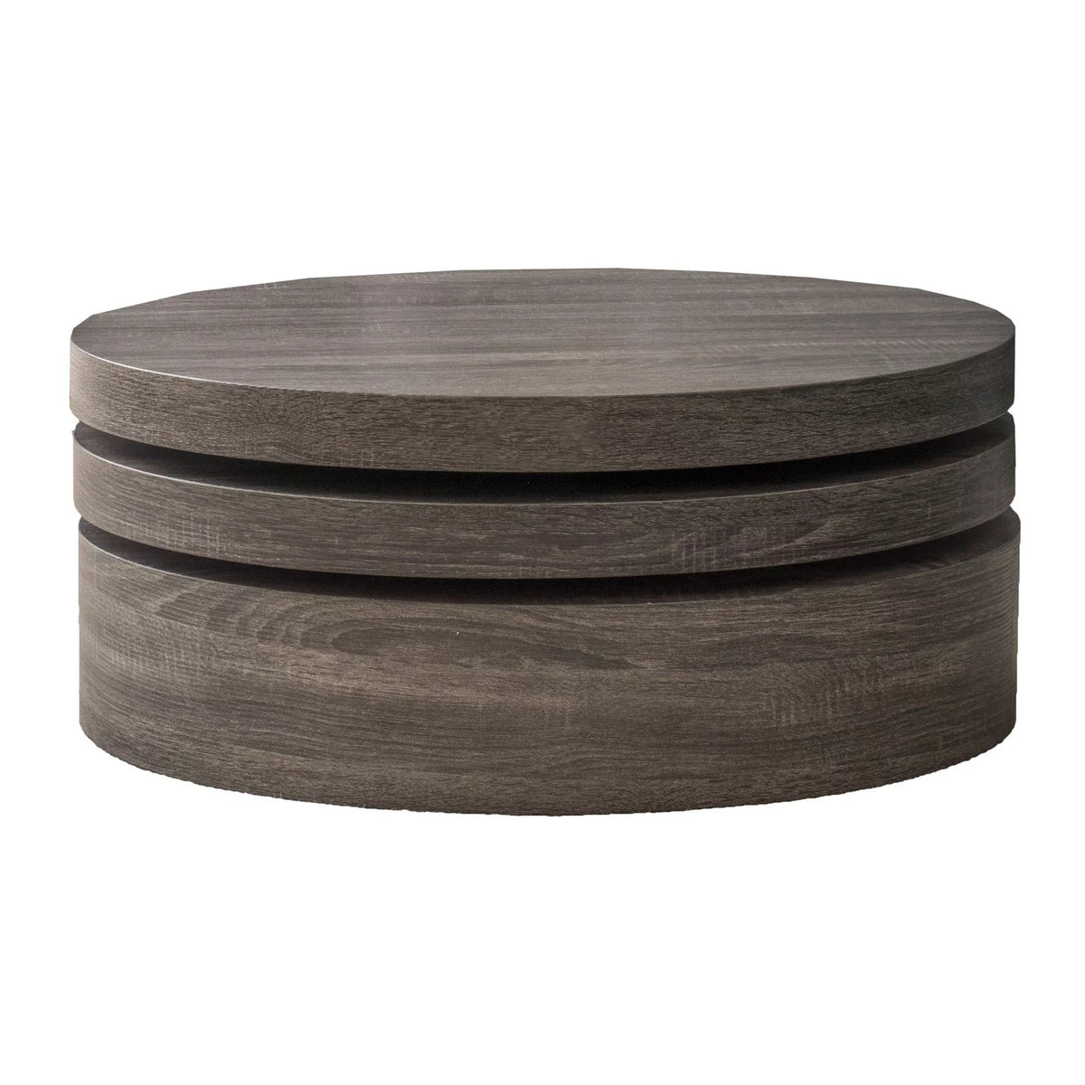 Oval Rotating Wood Coffee Table L916401